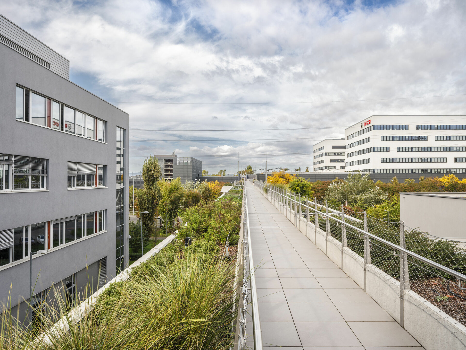Bujnovszky Tamás - Pedestrian bridge of Bosch Campus, Budapest - 2023