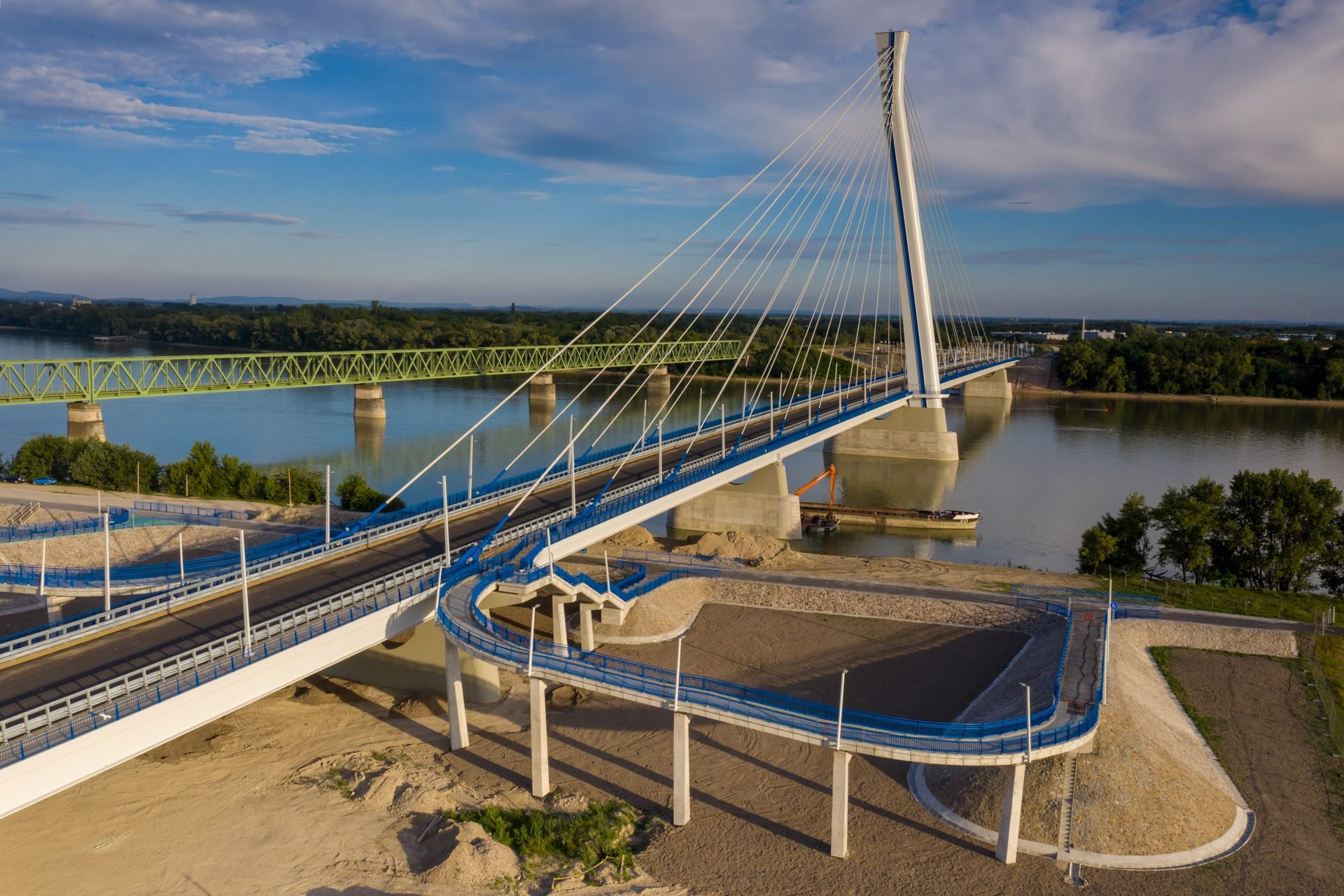Unknown author - NIF - Monostori Bridge, Komárom