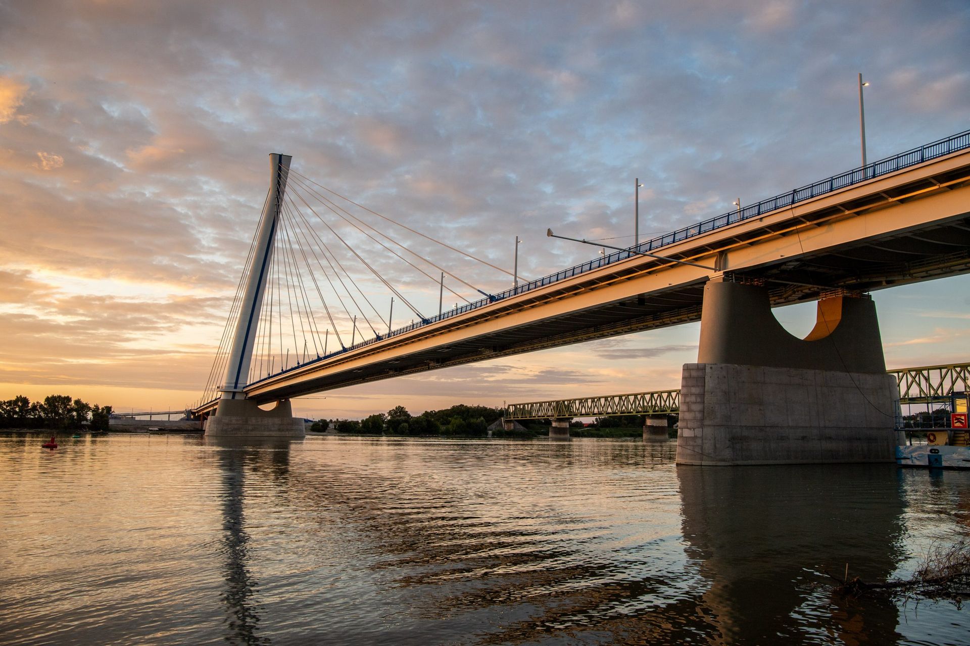 Unknown author - NIF - Monostori Bridge, Komárom