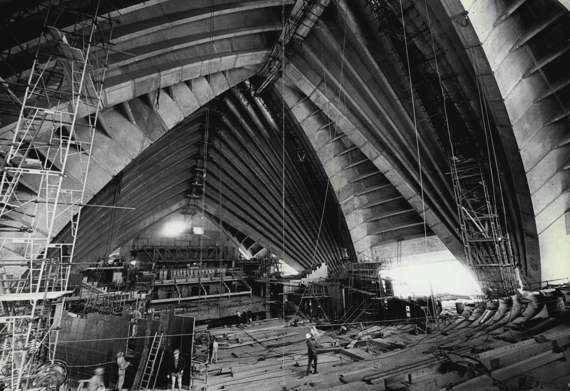 Unknown author - Golding/Fairfax Media/Getty Images - Structure of the Sydney Opera House - 1969