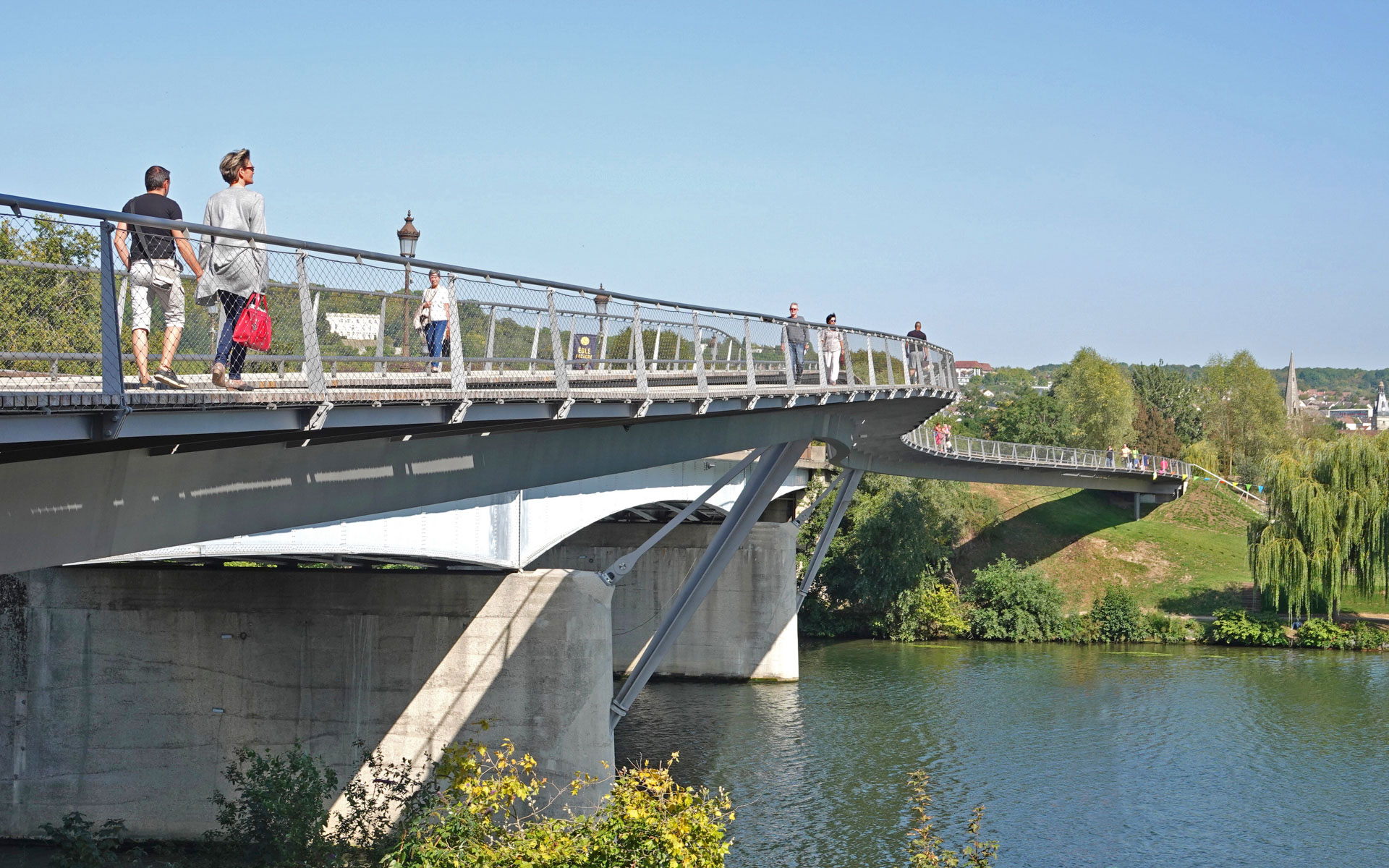 Barbara Feichtinger-Felber - Passerelle Mantes-la-Jolie, Mantes-la-Jolie