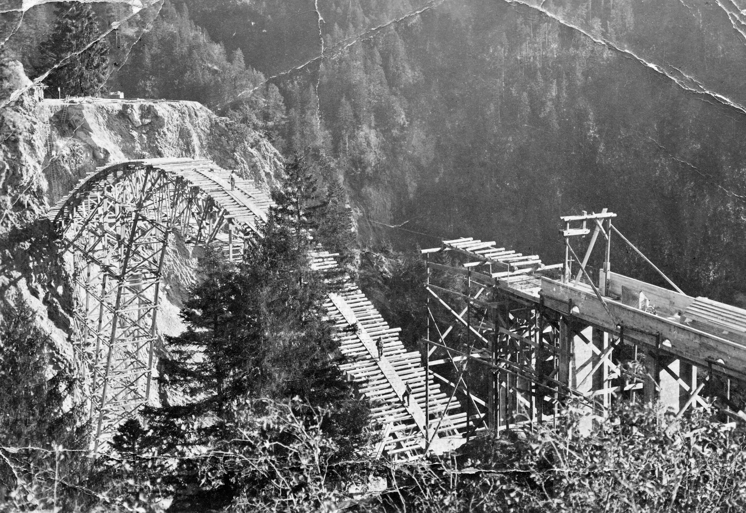 J. Hitz, Pany/Archive A. Kessler - Salginatobelbrücke, Schier