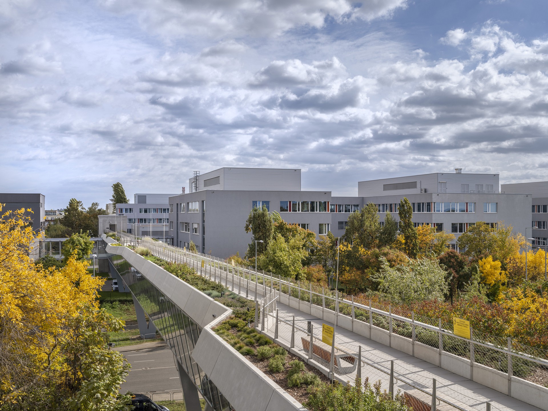 Bujnovszky Tamás - Pedestrian bridge of Bosch Campus, Budapest - 2023
