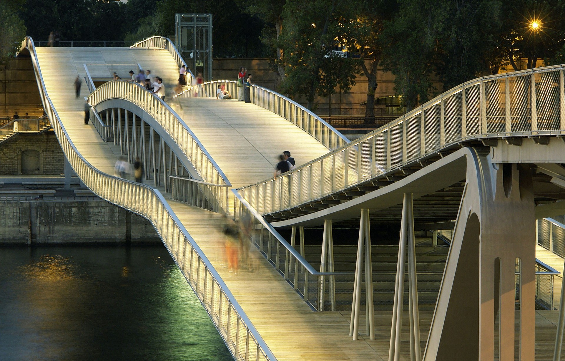 David Boureau - Passerelle Simone de Beauvoir, Paris