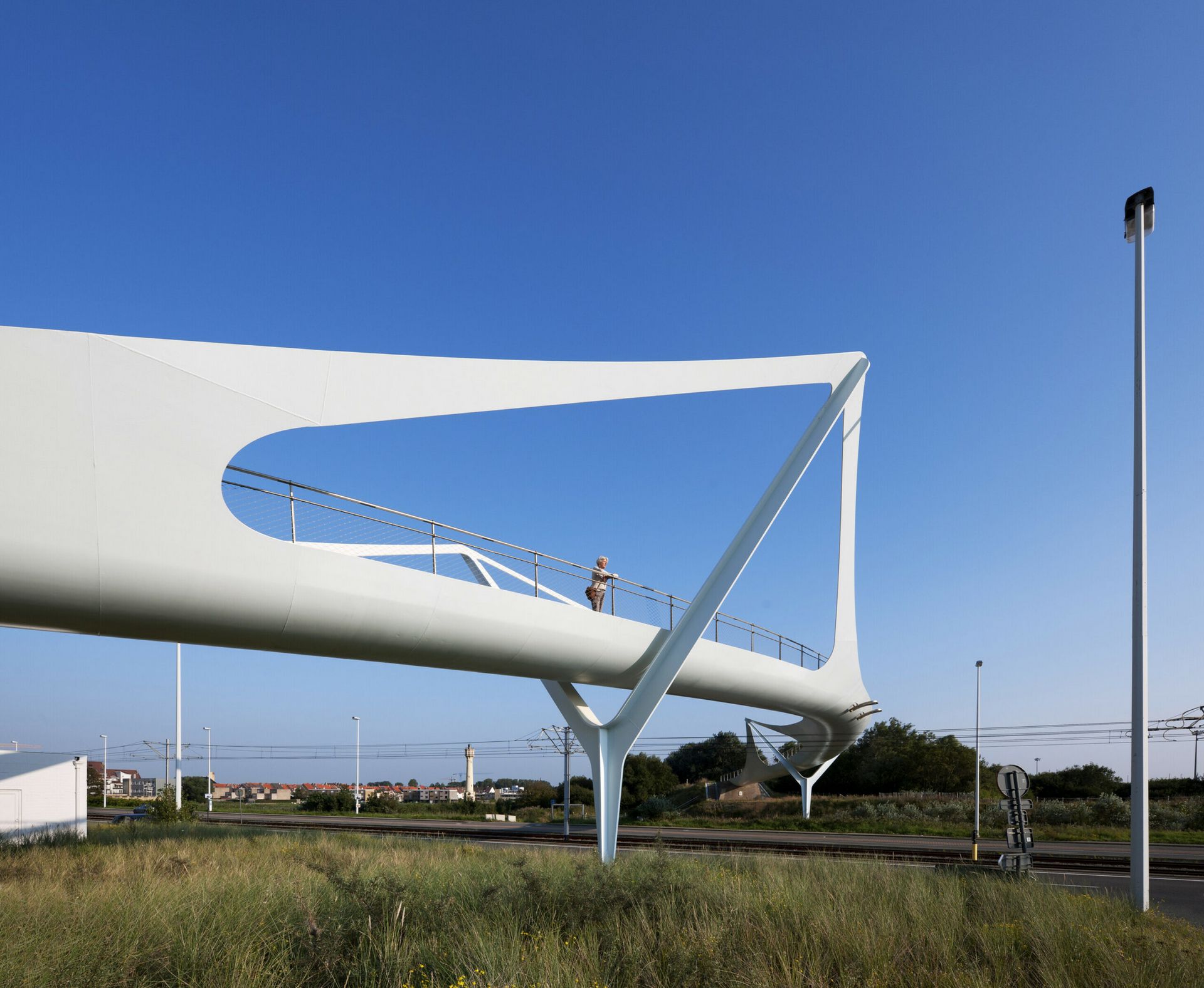 J L Deru - Lichtenlijn-brug, Knokke-Heist