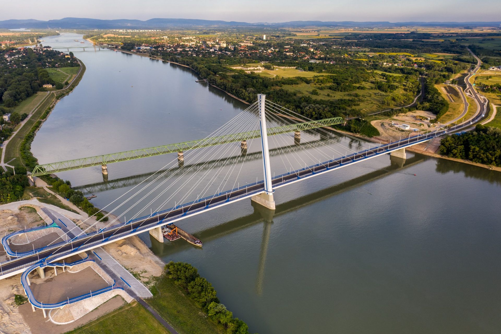 Unknown author - NIF - Monostori Bridge, Komárom