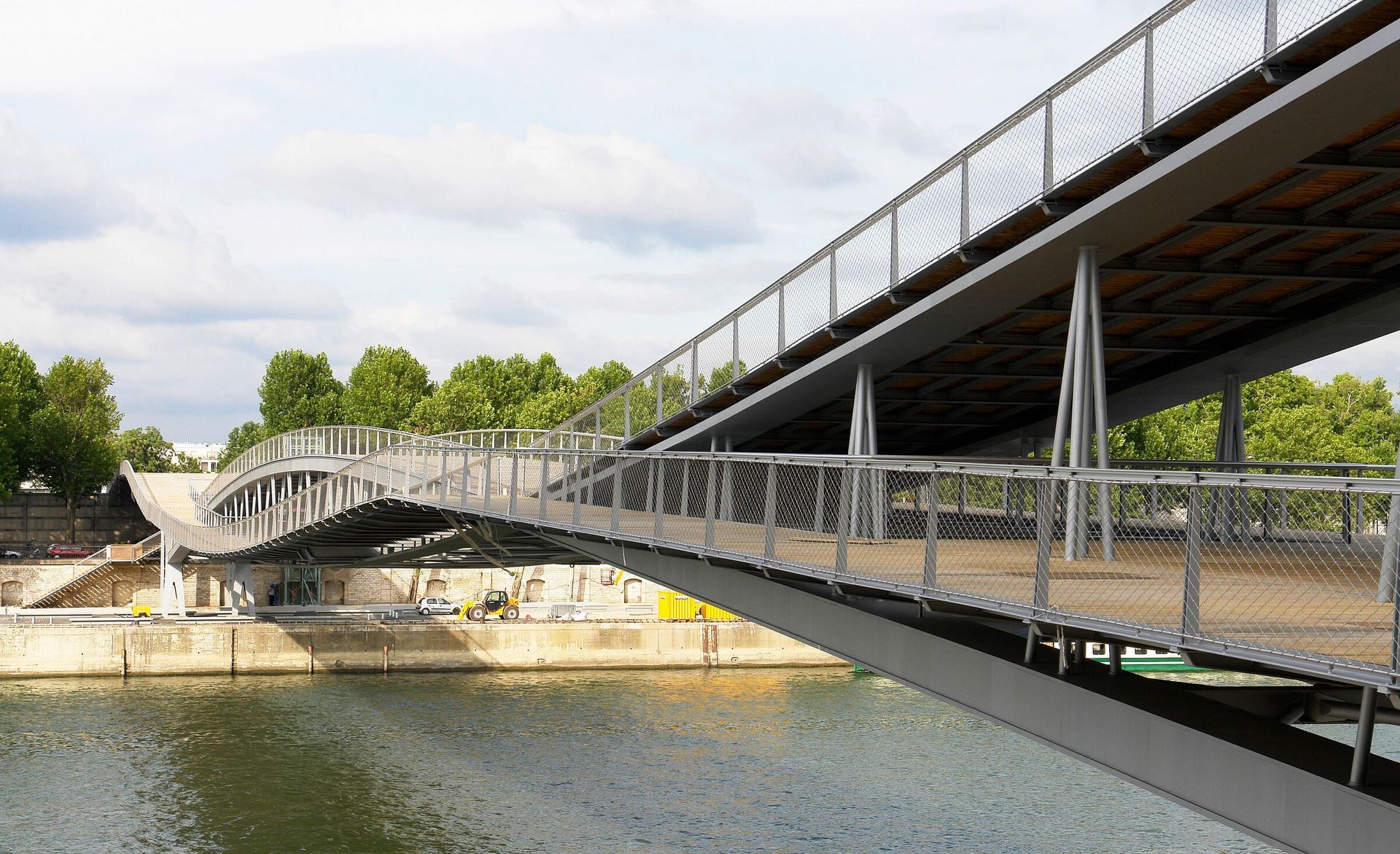 David Boureau - Passerelle Simone de Beauvoir, Paris