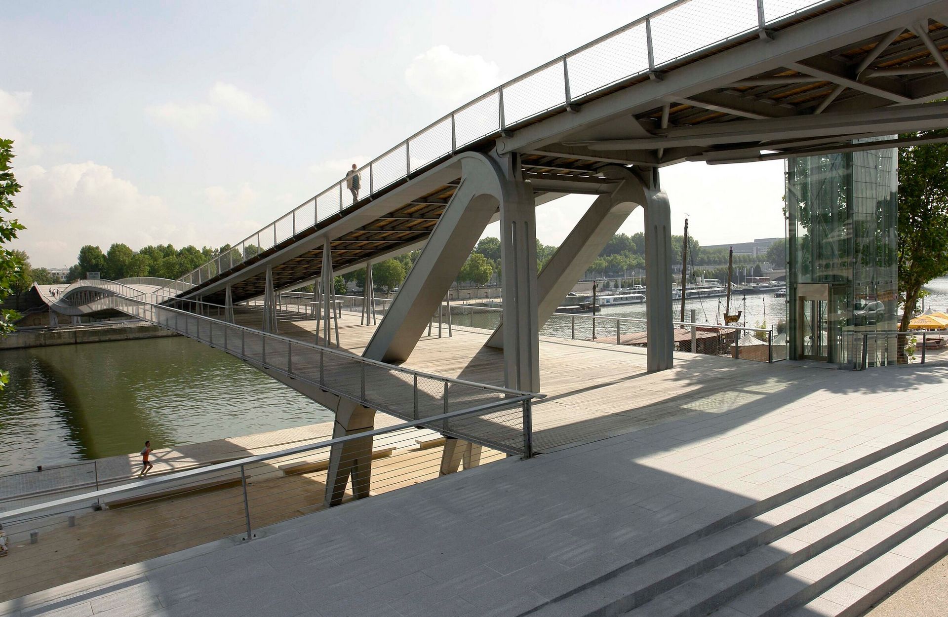 David Boureau - Passerelle Simone de Beauvoir, Paris