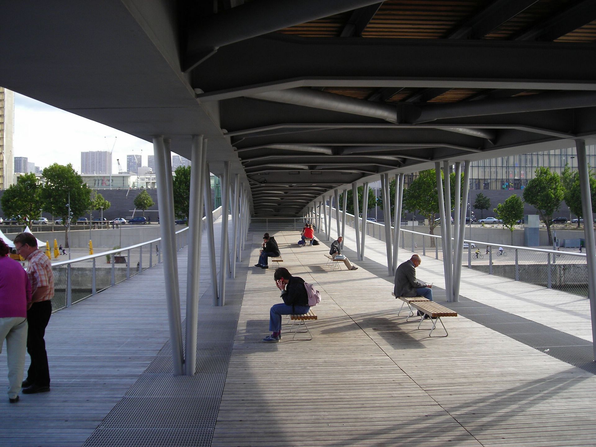 David Boureau - Passerelle Simone de Beauvoir, Paris