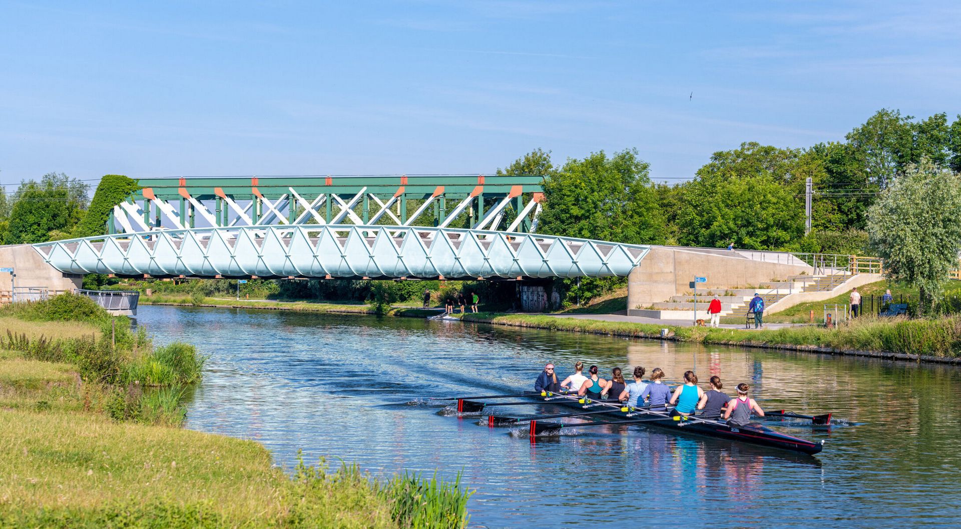 media imaging solutions - Abbey-Chesterton Footbridge, Cambridge