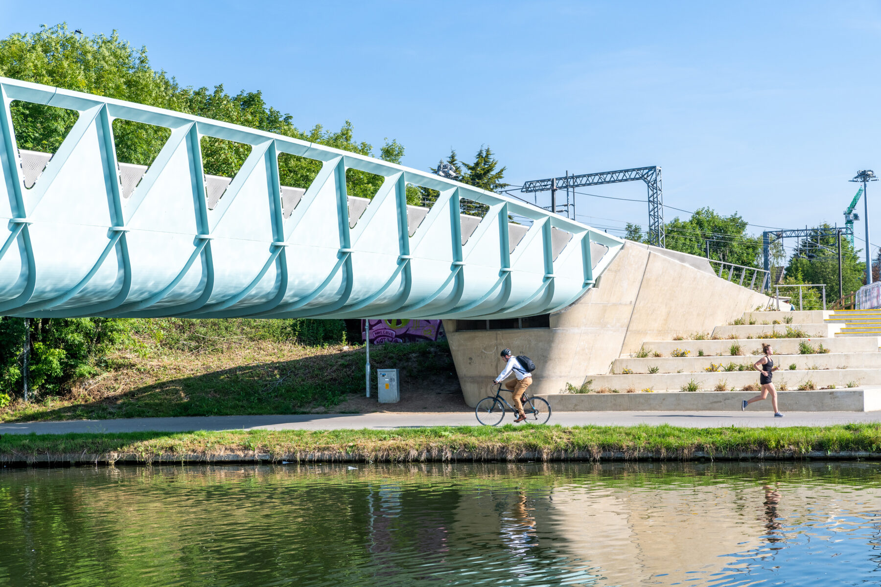media imaging solutions - Abbey-Chesterton Footbridge, Cambridge