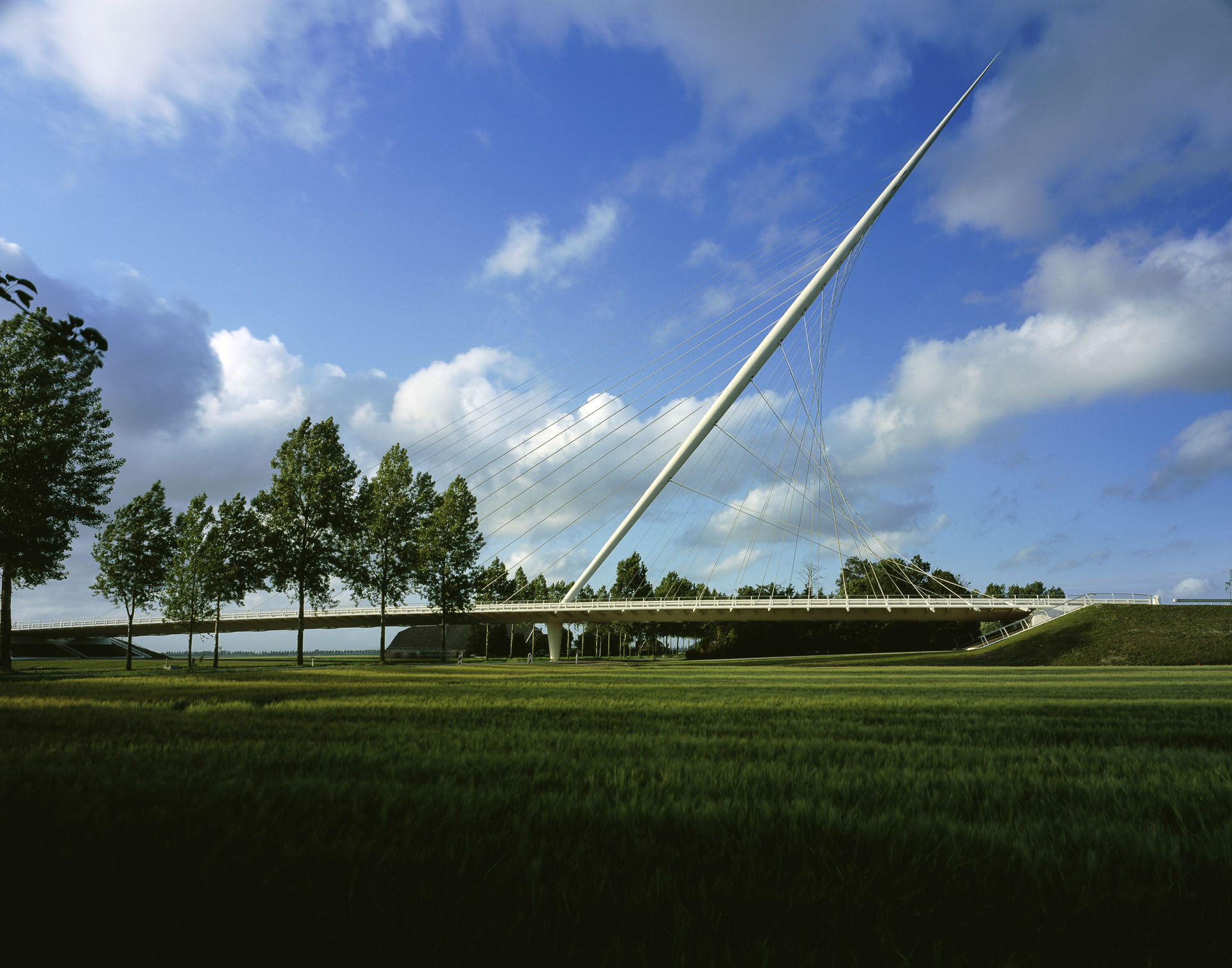 Unknown author - Calatrava.com - Bridges over the Hoofdvaart, Haarlemmermeer