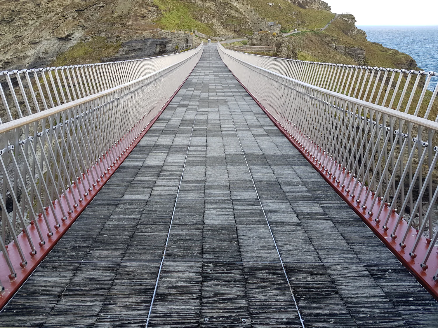 Unknown author - Delabole Slate - Tintagel Castle Footbridge